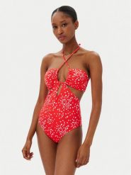 Roxy Strój kąpielowy Pt Beach Classics ERJX103701 Czerwony. Czerwone stroje kąpielowe damskie Roxy, m, bez wzorów, z syntetyku. Za 239.99 zł.