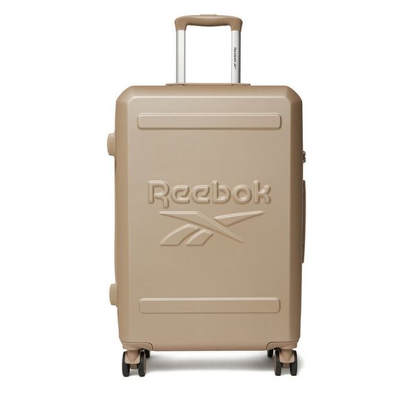 Walizka średnia Reebok. Brązowe walizki damskie Reebok, bez wzorów, średnie. Za 299.99 zł.