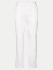 Tommy Hilfiger Chinosy Denton MW0MW25964 Biały Straight Fit. Białe eleganckie spodnie męskie Tommy Hilfiger, bez wzorów, z bawełny. Za 309.99 zł.