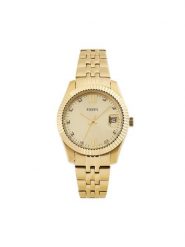 Fossil Zegarek Scarlette ES5338 Złoty. Żółte, analogowe zegarki damskie FOSSIL, złote. Za 689.99 zł.