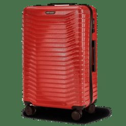 Walizka DUŻA WINGS PC SEA EAGLE 2.0 28" RED. Czerwone walizki damskie Wings, bez wzorów, z materiału, duże. Za 289.90 zł.