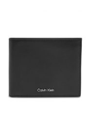 Calvin Klein Portfel Raised Billfold LV04D1276G Czarny. Czarne portfele męskie Calvin Klein, bez wzorów, ze skóry. Za 289.99 zł.