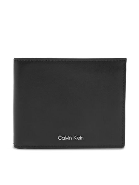 Calvin Klein Portfel Raised Billfold LV04D1276G Czarny. Czarne portfele męskie Calvin Klein, bez wzorów, ze skóry. Za 260.99 zł.