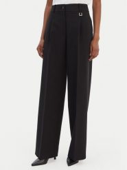 JOOP! Spodnie materiałowe Paris2 30100442 Czarny Regular Fit. Czarne spodnie materiałowe damskie JOOP!, bez wzorów, z materiału. Za 819.99 zł.