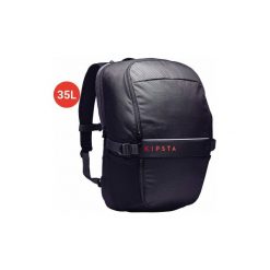 Plecak Classic 35 litrów. Niebieskie plecaki męskie KIPSTA, bez wzorów, z materiału, sportowe. Za 69.99 zł.
