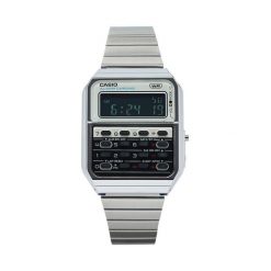 Zegarek Casio. Szare zegarki męskie Casio, bez wzorów, srebrne. Za 309.99 zł.