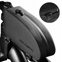 Rockbros torba rowerowa wodoodporna 1.6l na ramę, czarna - AS-019-1. Czarne torby na ramię męskie ROCKBROS, z materiału, na ramię. Za 56.99 zł.
