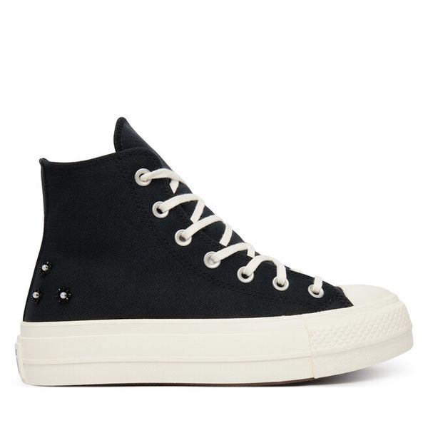 Trampki Converse. Czarne trampki i tenisówki damskie Converse, bez wzorów, bez zapięcia. Za 392.99 zł.