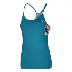Damski tank top Ocun Artista blue. Niebieskie koszulki sportowe damskie Ocun, xs, bez wzorów, z materiału, bez ramiączek, wspinaczkowe. Za 210.00 zł.