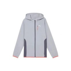 Kurtka z dresu Puma PWRTRAIN. Szare kurtki męskie Puma, m, bez wzorów, z dresówki, eleganckie, bez kaptura. Za 261.85 zł.