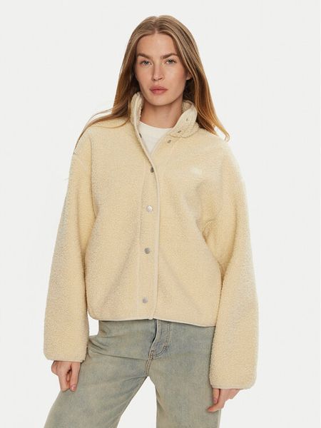 Calvin Klein Jeans Kurtka przejściowa J20J224928 Beżowy Regular Fit. Brązowe kurtki damskie Calvin Klein Jeans, xl, bez wzorów, z jeansu, bez kaptura. Za 439.99 zł.