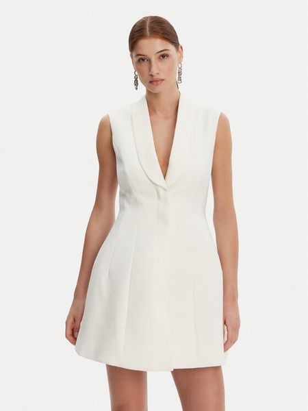 Bardot Sukienka koktajlowa 59724DB Écru Regular Fit. Sukienki damskie Bardot, bez wzorów, z syntetyku, wizytowe, bez kołnierzyka, bez ramiączek. Za 399.99 zł.