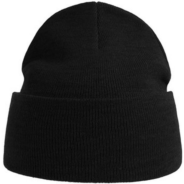 Czapka Unisex Dla Dorosłych Pure Recycled Beanie. Czarne czapki damskie ATLANTIS, bez wzorów, sportowe. Za 47.99 zł.