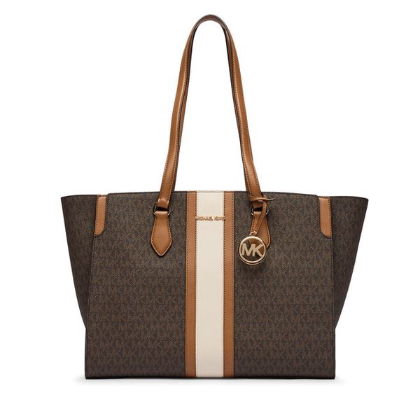 Torebka MICHAEL Michael Kors. Brązowe shopperki damskie MICHAEL Michael Kors, bez wzorów, bez dodatków. Za 1,299.00 zł.