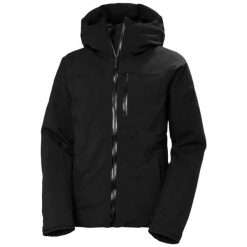 Damska kurtka narciarska Helly Hansen Valdisere 3.0. Czarne kurtki sportowe damskie Helly Hansen, bez wzorów, bez ramiączek, bez kaptura, narciarskie. Za 1,419.00 zł.