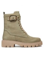 Caprice Trapery 9-25211-43 Khaki. Brązowe trapery damskie Caprice, z nubiku, bez zapięcia. Za 273.99 zł.