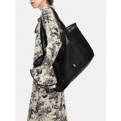 Torebka Badura. Czarne shopperki damskie Badura, bez wzorów, bez dodatków. Za 229.99 zł.