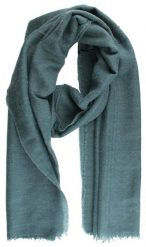 Przejściowy Szalik z Dziewiczą Wełną (Virgin Wool) - Fraas - Kolor Morski. Niebieskie szaliki męskie V. Fraas, bez wzorów, z materiału. Za 85.00 zł.