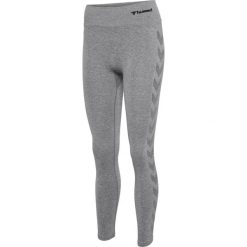Damskie legginsy bezszwowe Hummel Ci Scrunch. Szare legginsy damskie Hummel, bez wzorów. Za 168.00 zł.