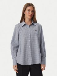 KARL LAGERFELD Koszula B4W11008 Biały Regular Fit. Białe koszule damskie KARL LAGERFELD, bez wzorów, z bawełny, bez kołnierzyka, bez ramiączek. Za 849.99 zł.