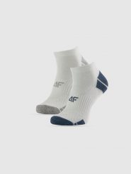 4F Skarpetki krótkie treningowe (2-pack) męskie - multikolor 43-46. Skarpety męskie 4F, bez wzorów. Za 39.99 zł.