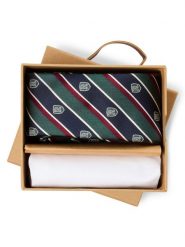 Finshley & Harding London jedwabny krawat i poszetka Mężczyźni Bawełna niebieski|zielony|czerwony, ONE SIZE. Czerwone krawaty i muchy Finshley & Harding London, bez wzorów, z bawełny, biznesowe. Za 199.95 zł.