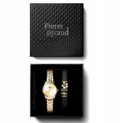 Zegarek damski Pierre Ricaud P21018.1111Q148.F złoty. Żółte zegarki damskie Pierre Ricaud, złote. Za 470.00 zł.