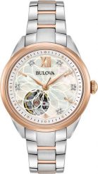 Zegarek Bulova Zegarek damski Bulova 98P170 srebrny. Szare zegarki damskie Bulova, srebrne. Za 2,275.00 zł.