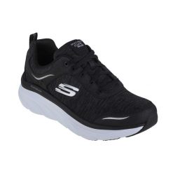 Buty sportowe Sneakersy damskie, Skechers D'Lux Walker-Cool Groove. Czarne obuwie sportowe damskie Skechers, bez wzorów, bez zapięcia, trekkingowe, Skechers Sport. Za 369.99 zł.
