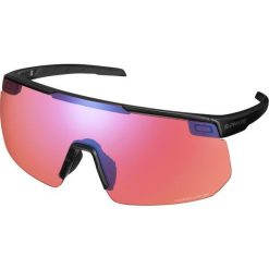 Brille S-PHYRE 2 Ridescape Off-Road, czarny matowy. Czarne okulary przeciwsłoneczne damskie Shimano. Za 799.90 zł.