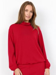 Soyaconcept® Bluza - SC-Banu Kobiety Sztuczne włókno czerwony, S. Czerwone bluzy damskie s, bez wzorów, z włókna, bez ramiączek, bez kaptura. Za 139.95 zł.