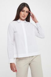 Koszula damska popelinowa PESERICO. Koszule damskie Peserico, bez wzorów, bez kołnierzyka, bez ramiączek. Za 1,839.00 zł.