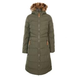 Kurtka Damska Audrey Padded Jacket. Zielone kurtki sportowe damskie Trespass, xl, bez wzorów, z puchu, bez ramiączek, bez kaptura, trekkingowe. Za 318.99 zł.