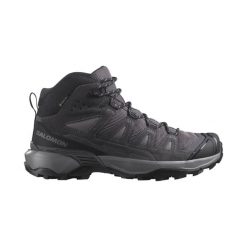 Obuwie Turystyka piesza Kobiety X ULTRA 360 LEATHER MID GORE-TEX. Fioletowe obuwie trekkingowe damskie Salomon, z gore-texu, bez zapięcia. Za 709.00 zł.