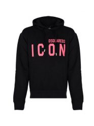 Dsquared2 Bluza "Icon Hoodie" | S79GU0102 S25516 | Mężczyzna | Czarny. Czarne bluzy sportowe męskie Dsquared2, l, bez wzorów, z bawełny, z kapturem. W wyprzedaży za 1,299.00 zł.
