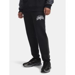 Spodnie Under Armour UA Rival Flc CB Pants Under Armour 6003954. Czarne spodnie sportowe męskie Under Armour, m, bez wzorów, z dresówki, na fitness i siłownię. W wyprzedaży za 170.32 zł.
