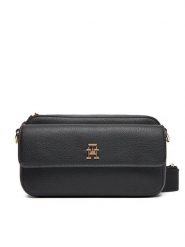 Tommy Hilfiger Torebka DISTINCT CAMERA BAG AW0AW17455 Czarny. Czarne listonoszki damskie Tommy Hilfiger, bez wzorów, ze skóry, bez dodatków. Za 389.99 zł.