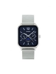 Casio Zegarek Classic MTP-M305M-1AVER Srebrny. Szare, analogowe zegarki męskie Casio, bez wzorów, srebrne. Za 489.99 zł.