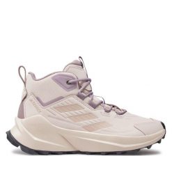 Trekkingi adidas. Czerwone obuwie sportowe damskie Adidas, bez wzorów, bez zapięcia, trekkingowe, Adidas Terrex. Za 629.99 zł.