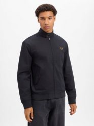 Fred Perry kurtka typu blouson Mężczyźni Bawełna czarny, L. Czarne kurtki męskie Fred Perry, l, bez wzorów, z bawełny, eleganckie, bez kaptura. Za 1,399.95 zł.