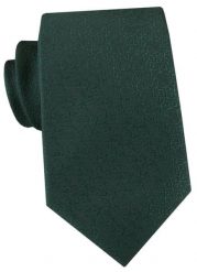 Męski Krawat - Zieleń Butelkowa z Fakturą Materiału - Angelo di Monti. Zielone krawaty i muchy Angelo di Monti, bez wzorów, z tkaniny, eleganckie. Za 49.99 zł.