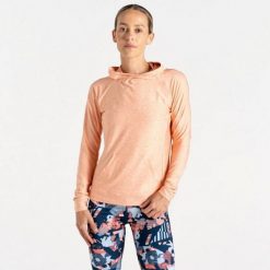 Bluza damska z kapturem Dare 2B Sprint City. Brązowe bluzy damskie Dare 2B, bez wzorów, z elastanu, bez ramiączek, z kapturem. Za 129.99 zł.
