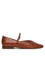 Lasocki Baleriny WI40-12674-01 Brązowy. Brązowe balerinki damskie Lasocki, bez wzorów, ze skóry, bez obcasa, bez zapięcia. Za 209.99 zł.