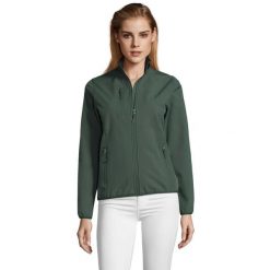 Kurtka Damska Radian Soft Shell. Czerwone kurtki sportowe damskie SOL'S, s, bez wzorów, bez ramiączek, bez kaptura, trekkingowe. Za 181.99 zł.