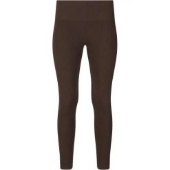 Damskie legginsy Athlecia Cozi. Brązowe legginsy damskie Athlecia, bez wzorów, z materiału. Za 136.00 zł.