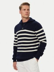 Guess Sweter M6YR42 Z1201 Granatowy Regular Fit. Niebieskie swetry męskie Guess, m, z aplikacjami, z syntetyku, bez kołnierzyka, bez ramiączek. Za 524.99 zł.