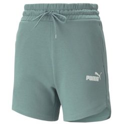 Krótki Kobieta Puma Essentials zielony. Zielone obuwie sportowe damskie Puma, bez wzorów, bez zapięcia, na fitness i siłownię. Za 110.99 zł.