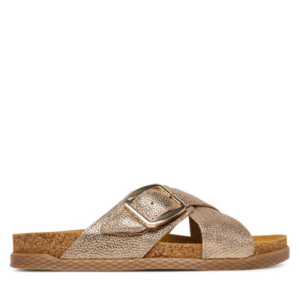 Klapki Lasocki. Żółte klapki damskie Lasocki, bez wzorów, bez obcasa, bez zapięcia. Za 159.99 zł.