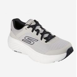 Buty sportowe męskie Skechers Max Cushion. Brązowe buty sportowe męskie Skechers, bez wzorów, bez zapięcia. Za 359.99 zł.