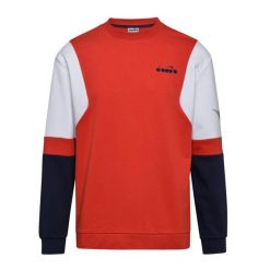 Bluza męska DIADORA SWEATSHIRT CREW DIADORA CLUB M. Czerwone bluzy męskie Diadora, l, bez wzorów, bez ramiączek, bez kaptura. Za 89.99 zł.